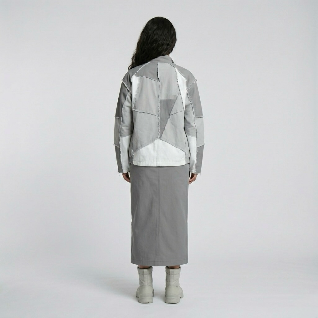 Deconstructed Panel Utility Jacket Set