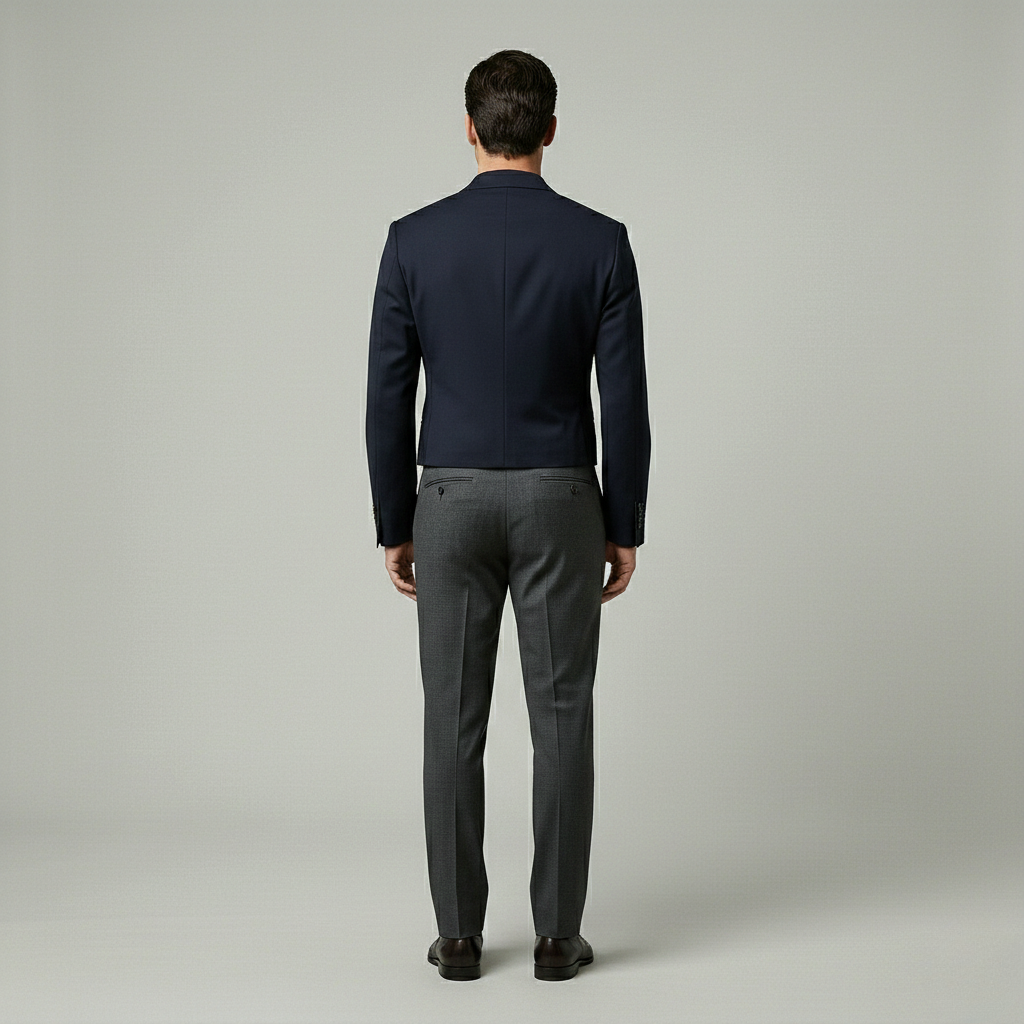 Modern Cropped Tailored Blazer