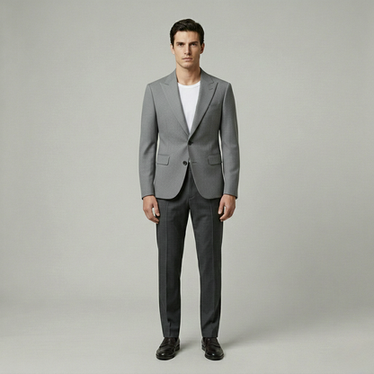 Modern Cropped Tailored Blazer