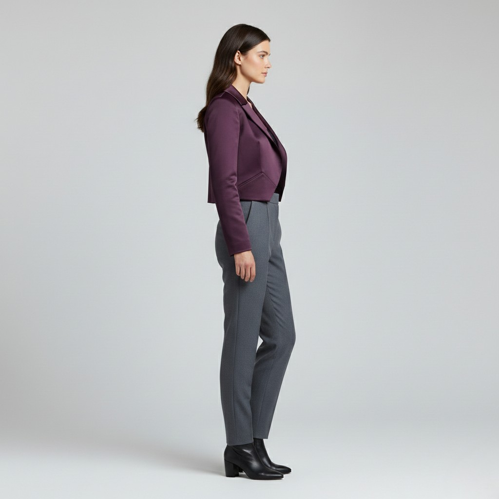Sculpted Cropped Blazer