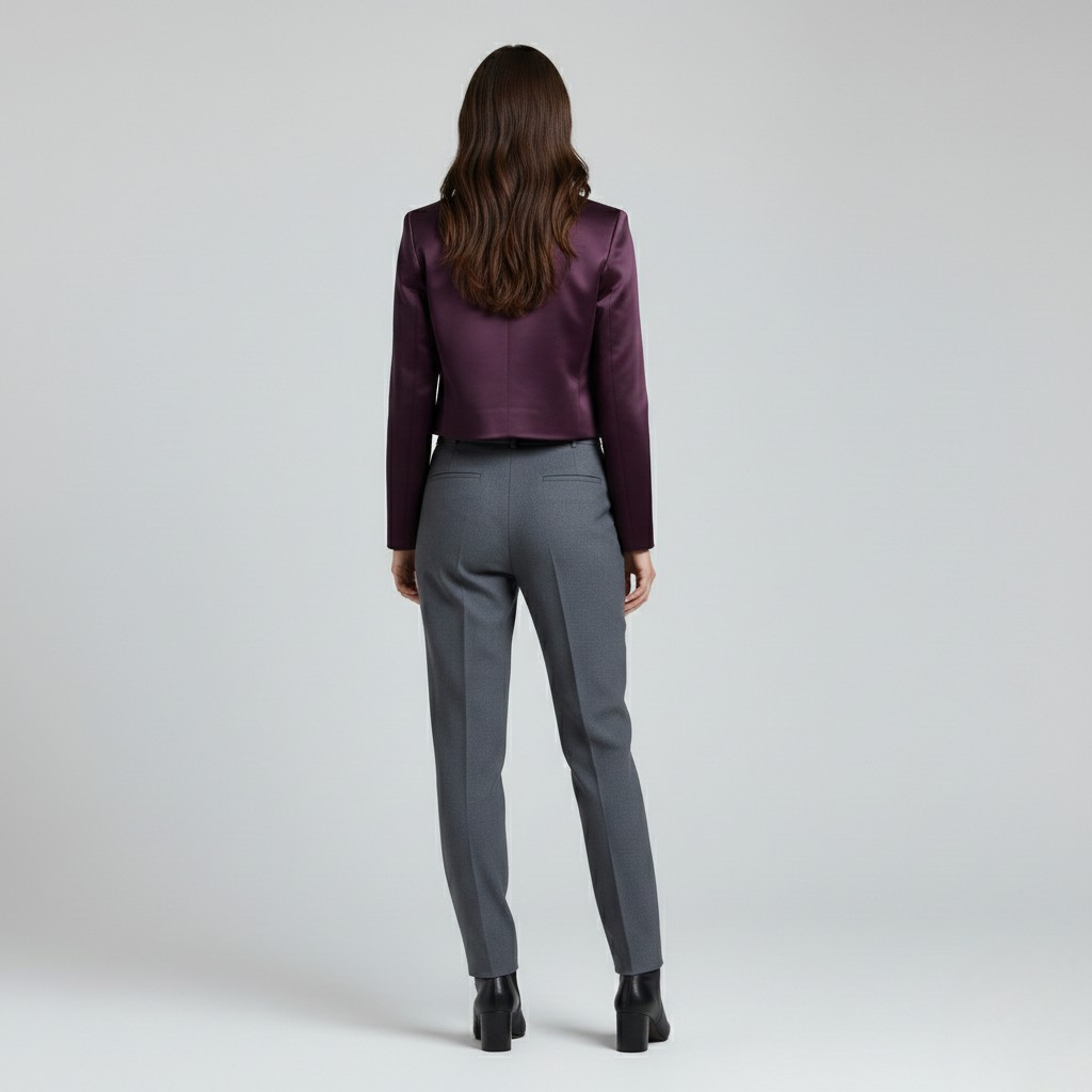 Sculpted Cropped Blazer
