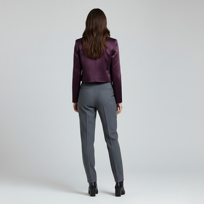 Sculpted Cropped Blazer