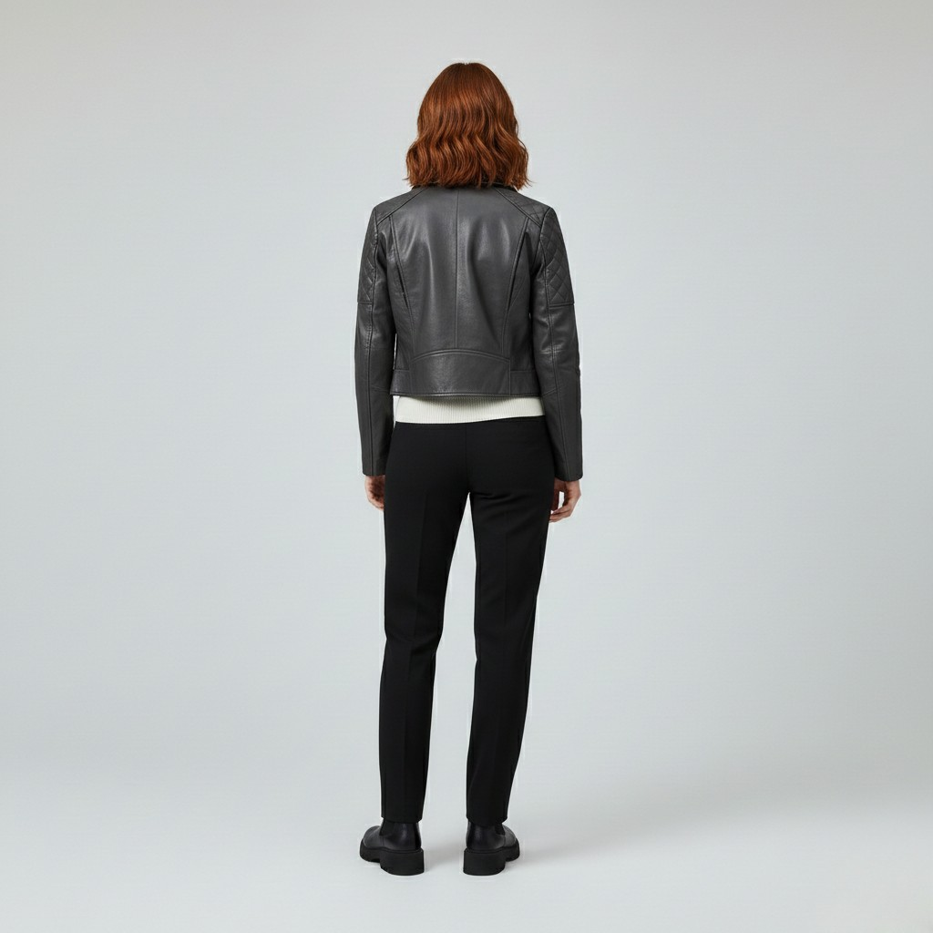 Classic Quilted Moto Jacket