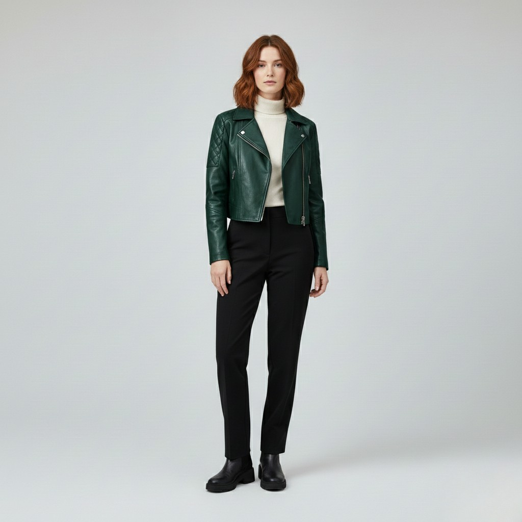 Classic Quilted Moto Jacket