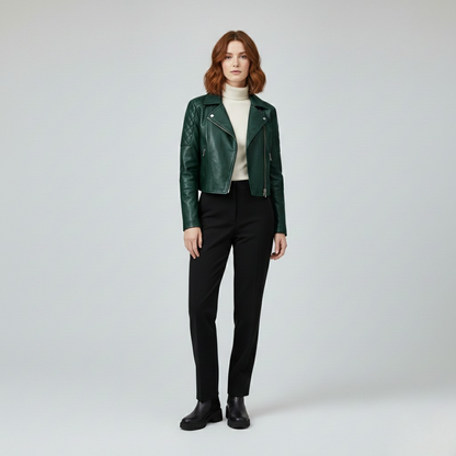 Classic Quilted Moto Jacket
