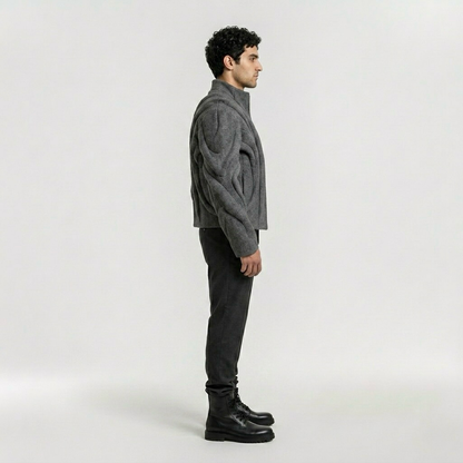 Sculpted Wave Structure Jacket