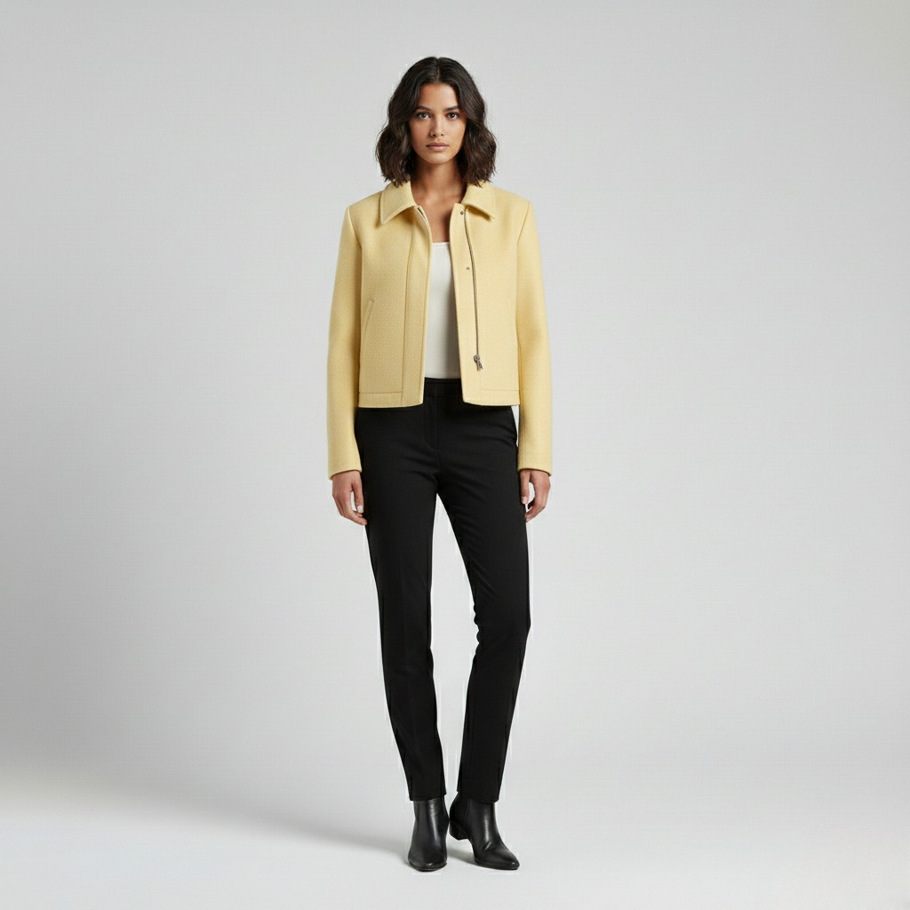 Minimal Zip-Front Jacket