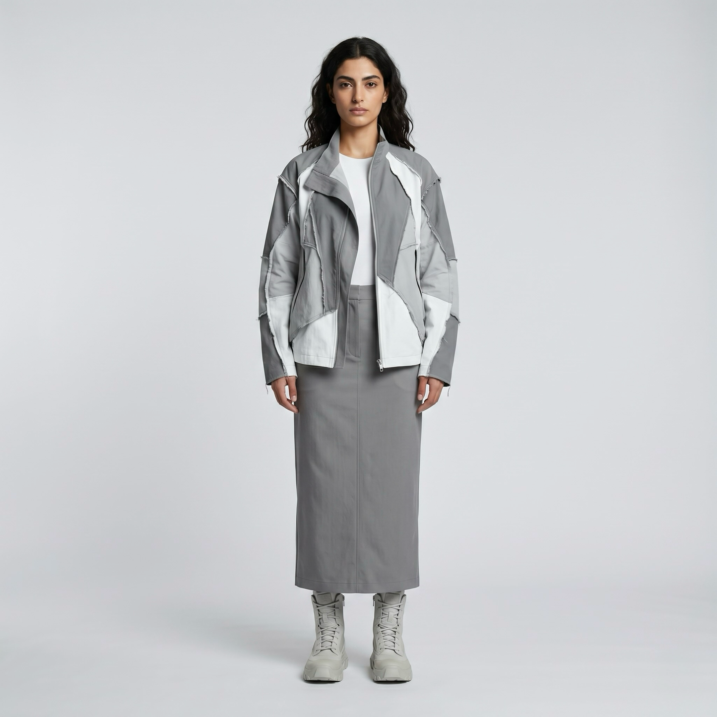Deconstructed Panel Utility Jacket Set
