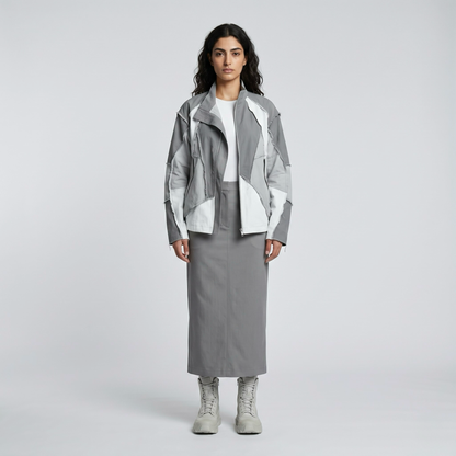 Deconstructed Panel Utility Jacket Set