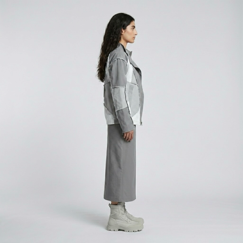 Deconstructed Panel Utility Jacket Set